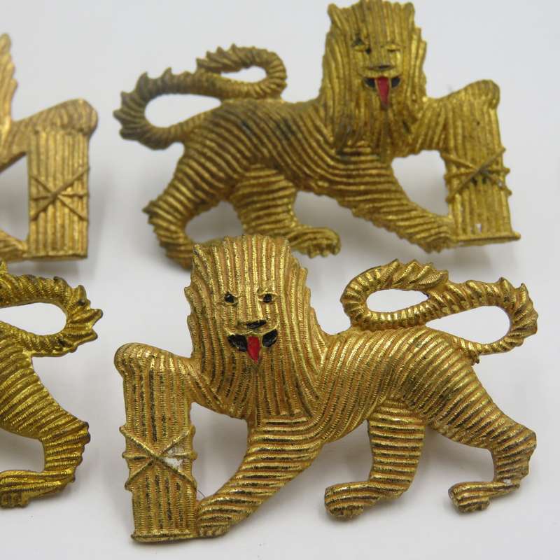 Lot of 3 pairs of SA Navy Petty officer collar badges