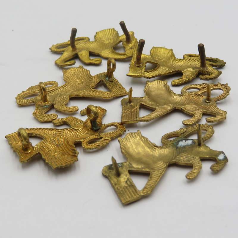 Lot of 3 pairs of SA Navy Petty officer collar badges