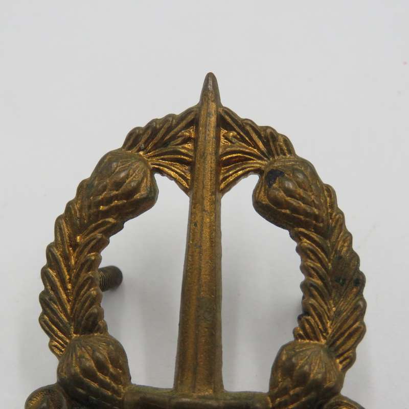 Lot of 2 different SA Corps of Military Police cap badges