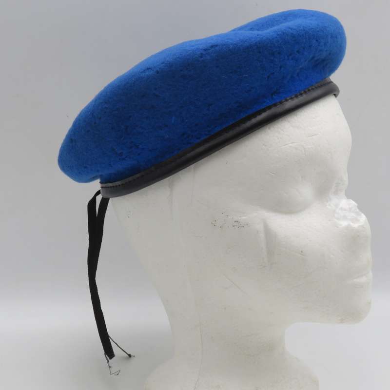SADF blue beret - no badges - size 55