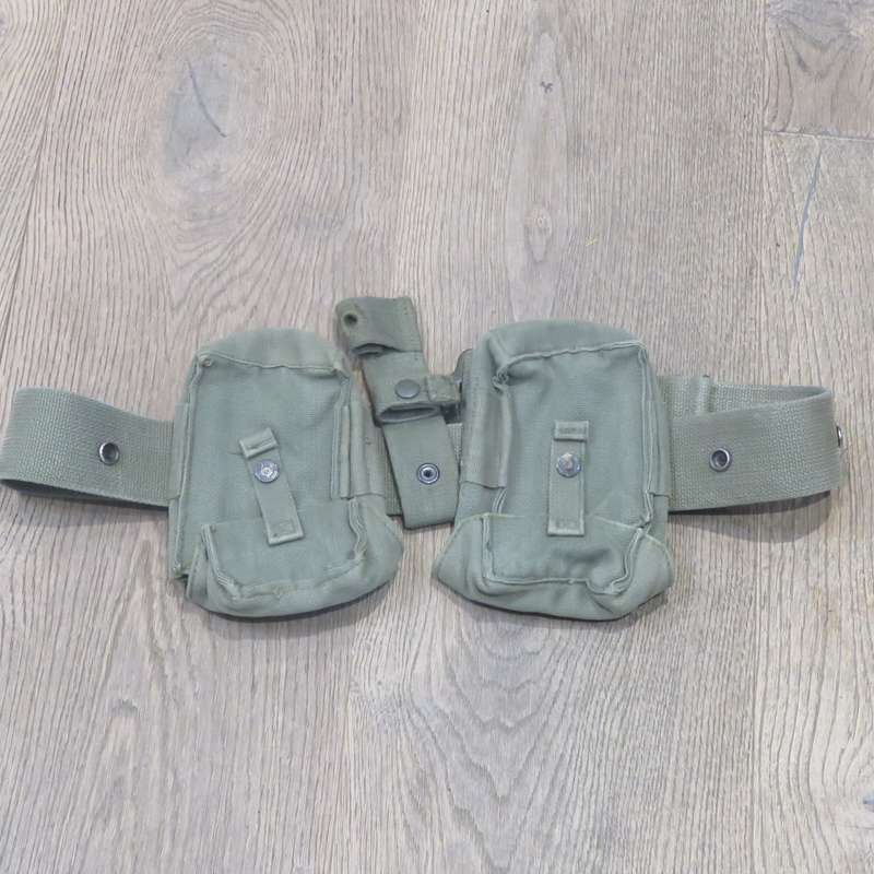 SADF webbing belt with ammo pouches and frog