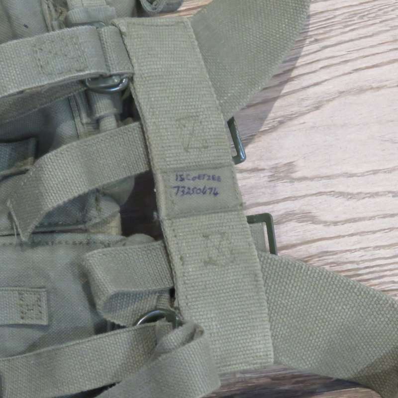 SADF webbing Yoke with kidney pouches