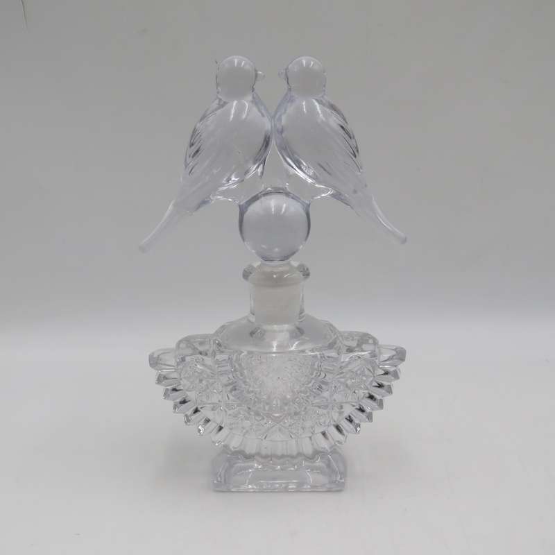 Vintage glass dressing table decanter