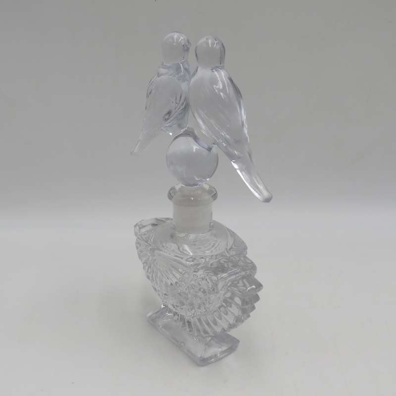 Vintage glass dressing table decanter