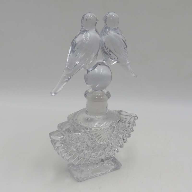 Vintage glass dressing table decanter