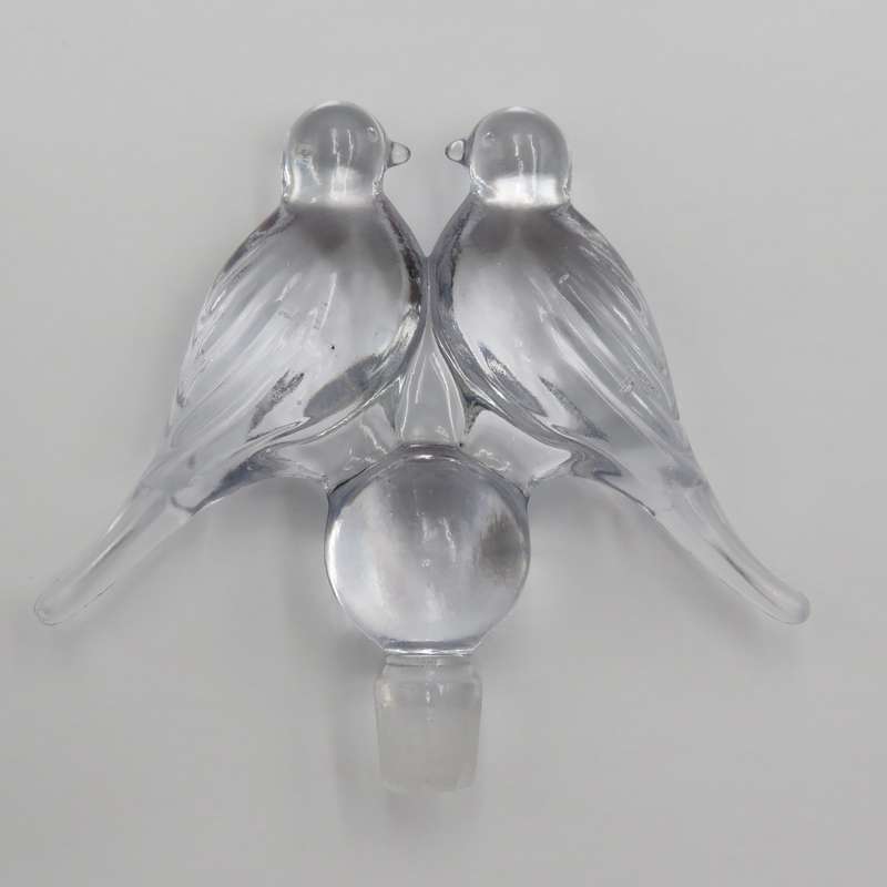 Vintage glass dressing table decanter