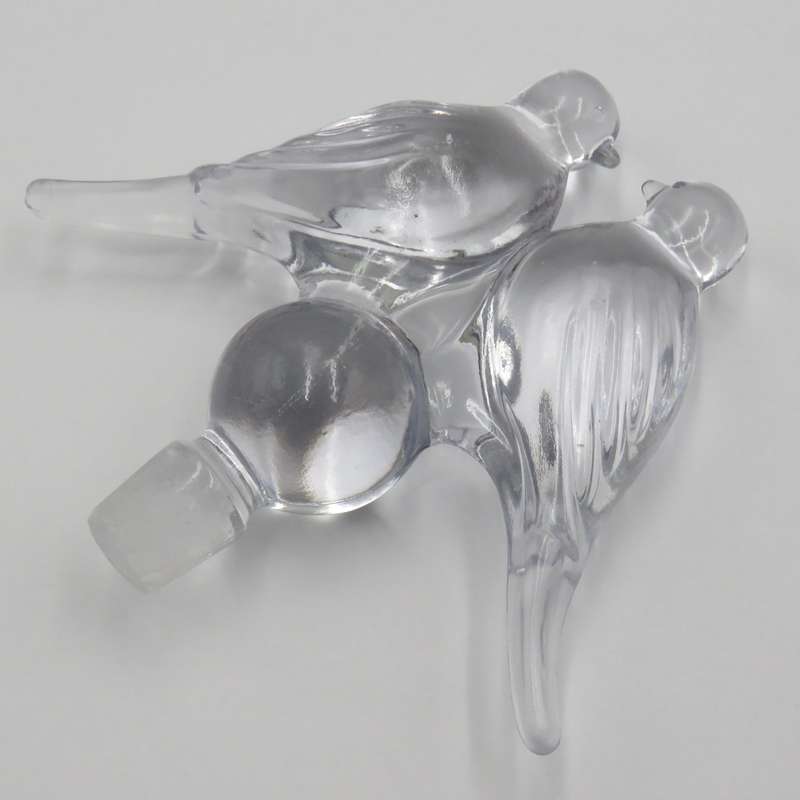 Vintage glass dressing table decanter