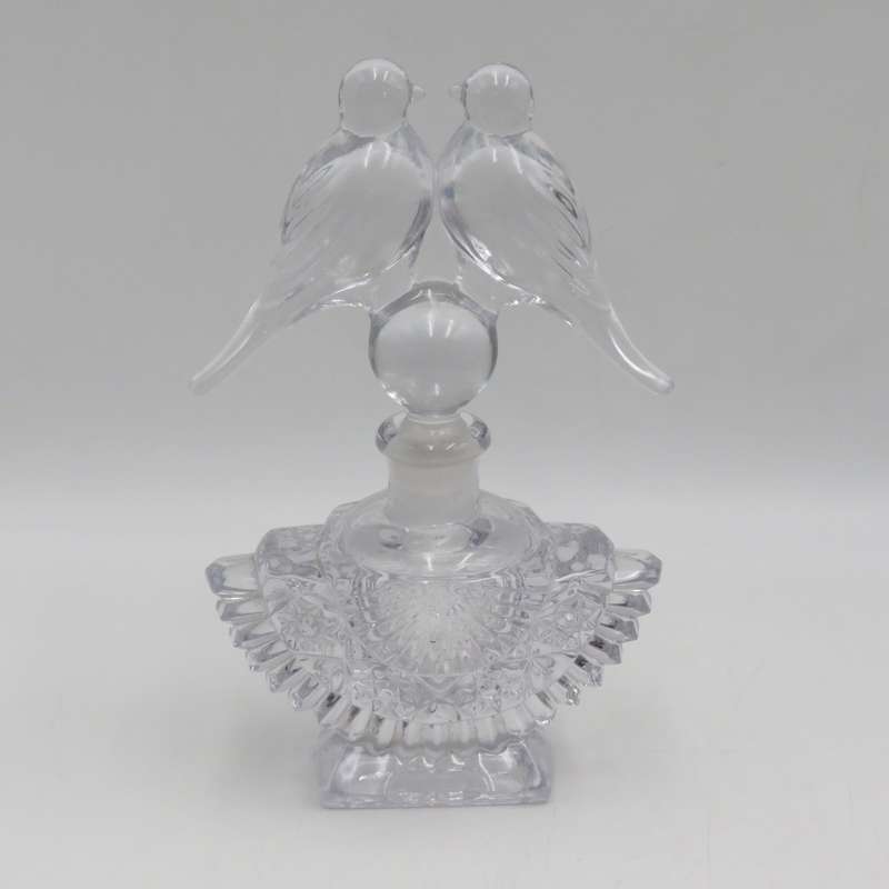 Vintage glass dressing table decanter