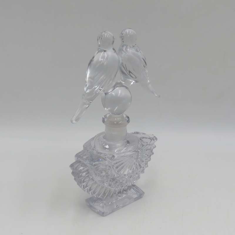 Vintage glass dressing table decanter