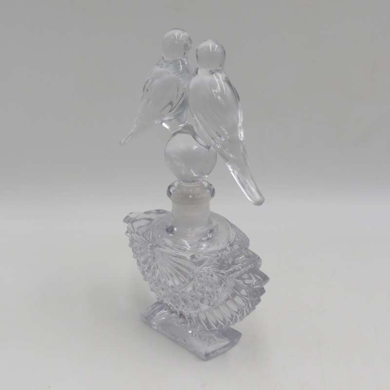 Vintage glass dressing table decanter
