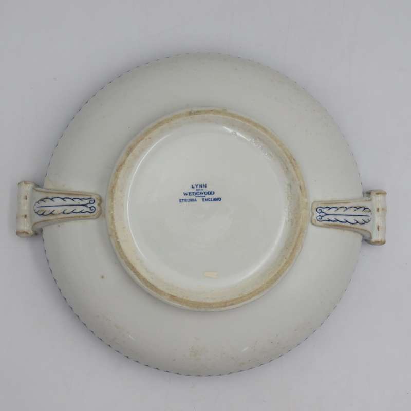 Antique  Lynn Wedgwood Etruria serving bowl with lid - lid handle chipped.