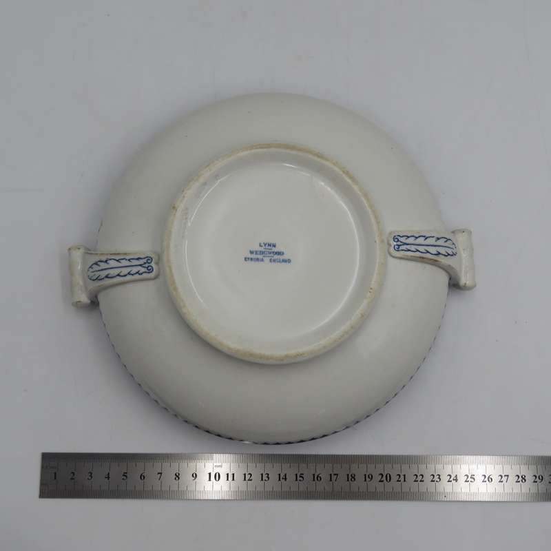 Antique  Lynn Wedgwood Etruria serving bowl with lid - lid handle chipped.