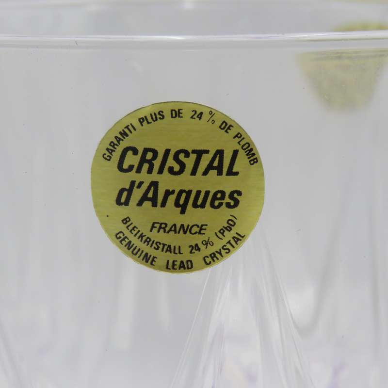 Vintage Set of 6 crystal glasses in original box