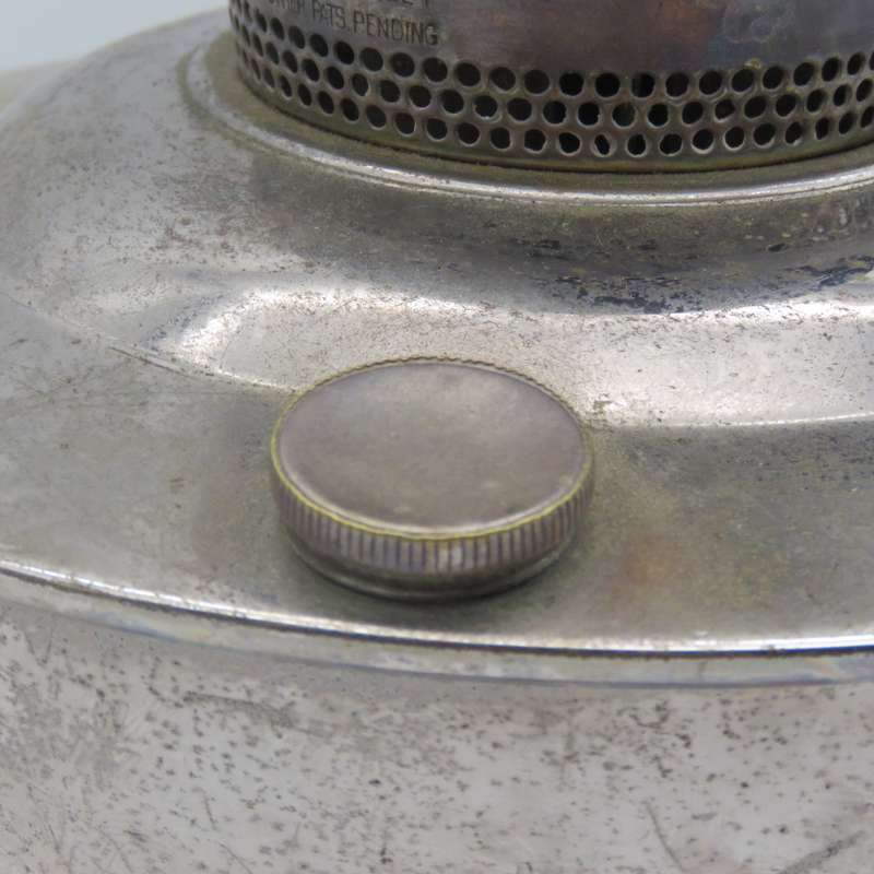 Vintage Aladdin No:23 Paraffin lamp with glass funnel