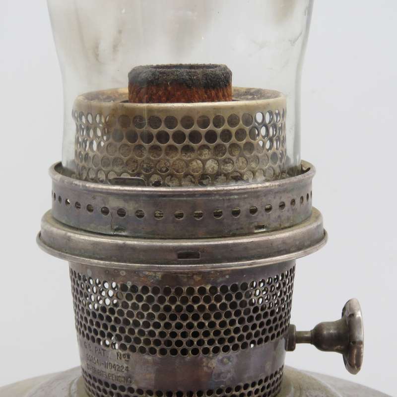 Vintage Aladdin No:23 Paraffin lamp with glass funnel