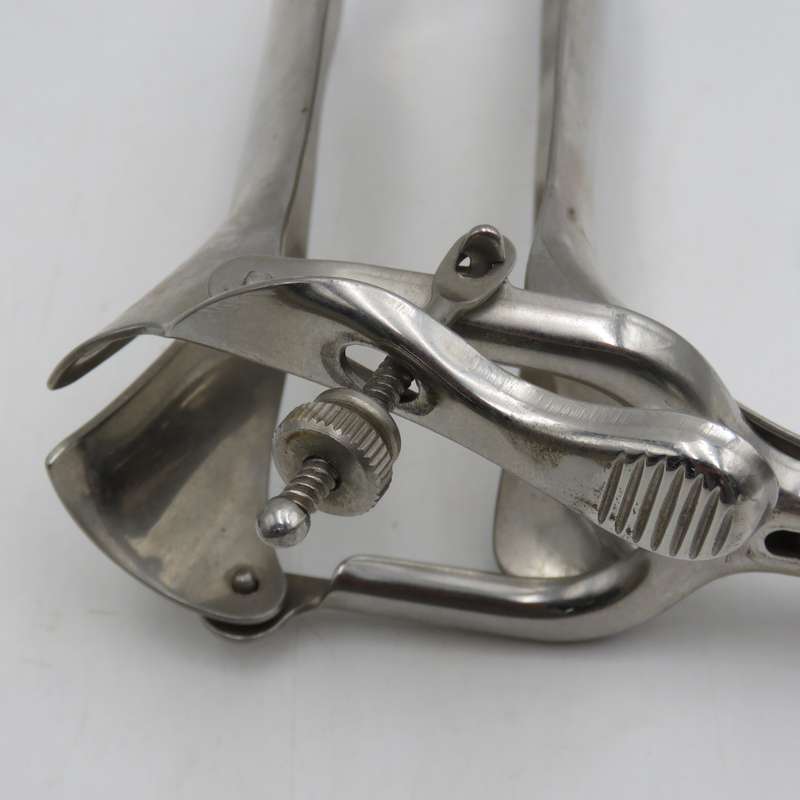 Stainless steel vintage speculum - vaginal inspection