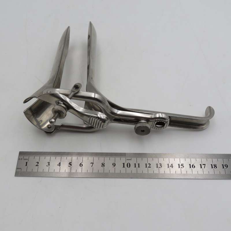 Stainless steel vintage speculum - vaginal inspection