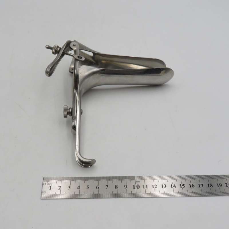 Stainless steel vintage speculum - vaginal inspection