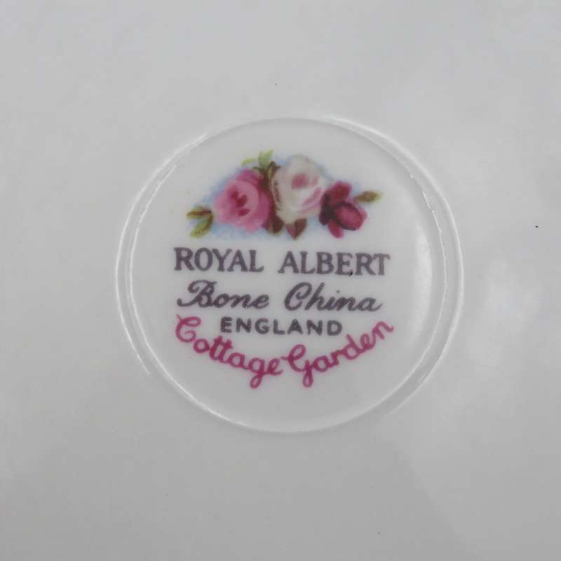 Vintage Royal Albert Celebration trio - side plate incorrectly marked with Cottage Garden pattern