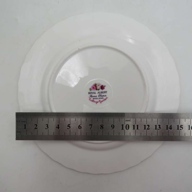 Vintage Royal Albert Celebration trio - side plate incorrectly marked with Cottage Garden pattern