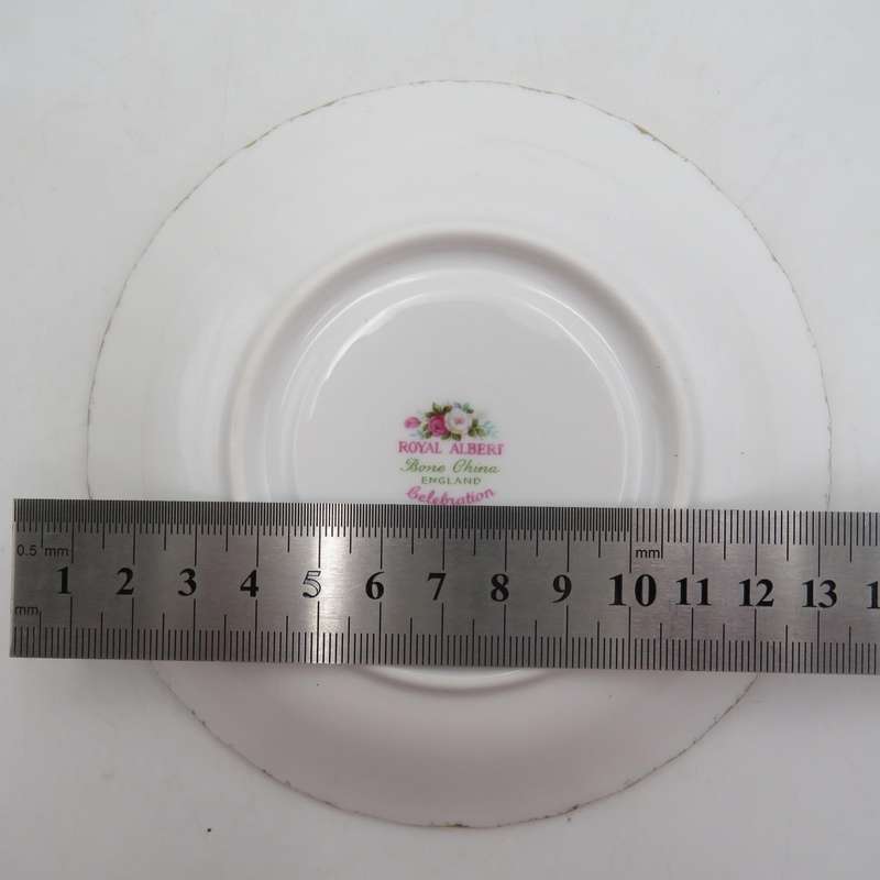Vintage Royal Albert Celebration trio - side plate incorrectly marked with Cottage Garden pattern
