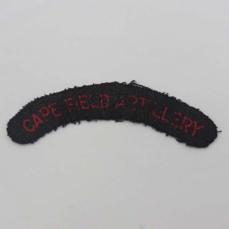 Cape Field Artillery cloth shoulder title
