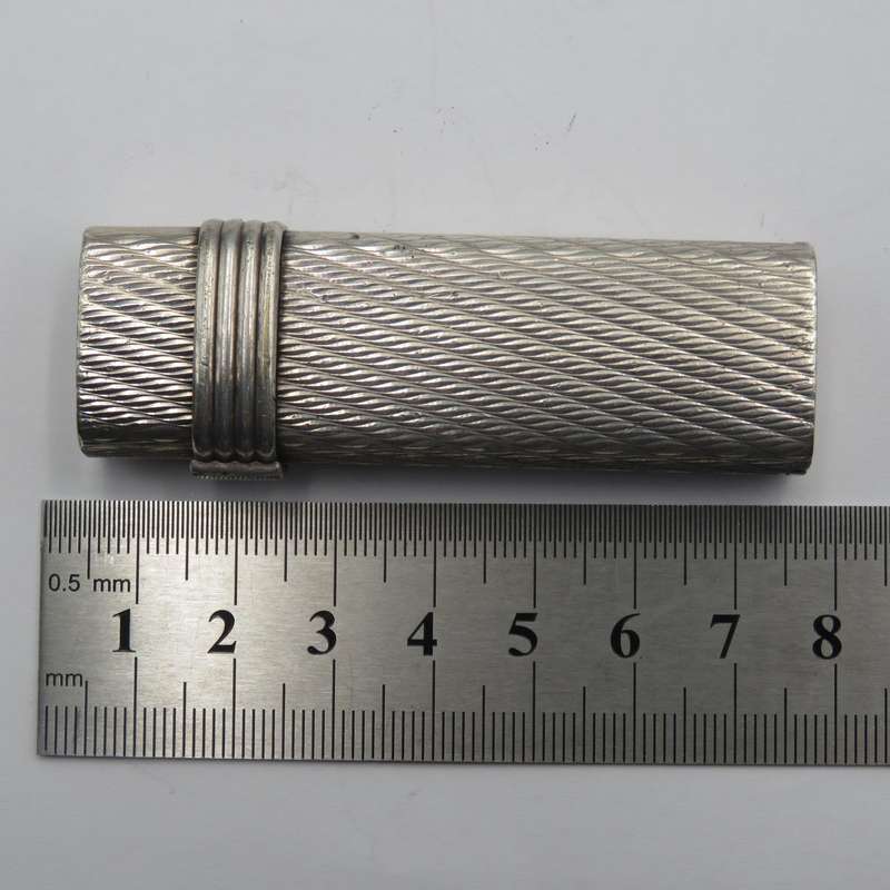 Vintage Christian Dior silverplated lighter - Working