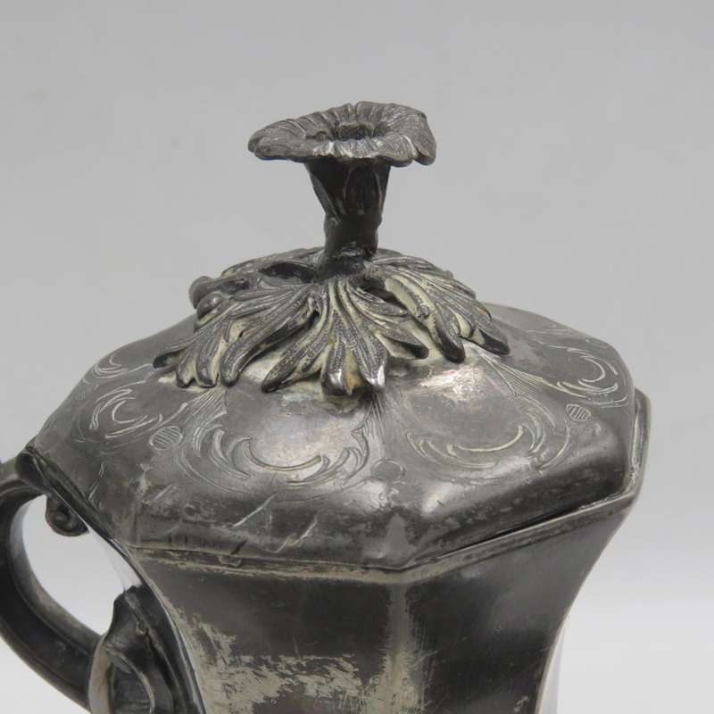 Antique Britannica Metal coffee pot