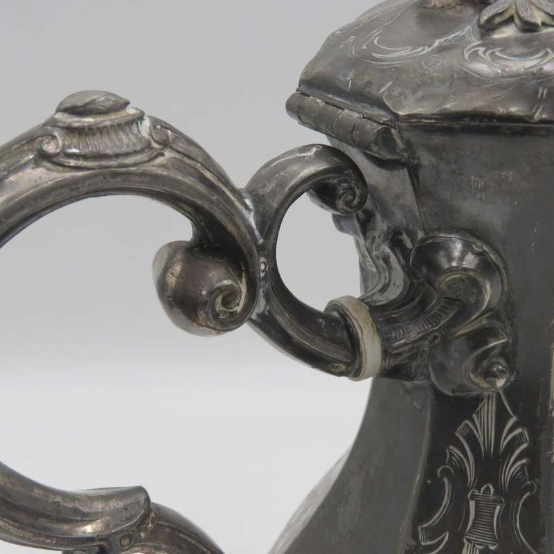 Antique Britannica Metal coffee pot