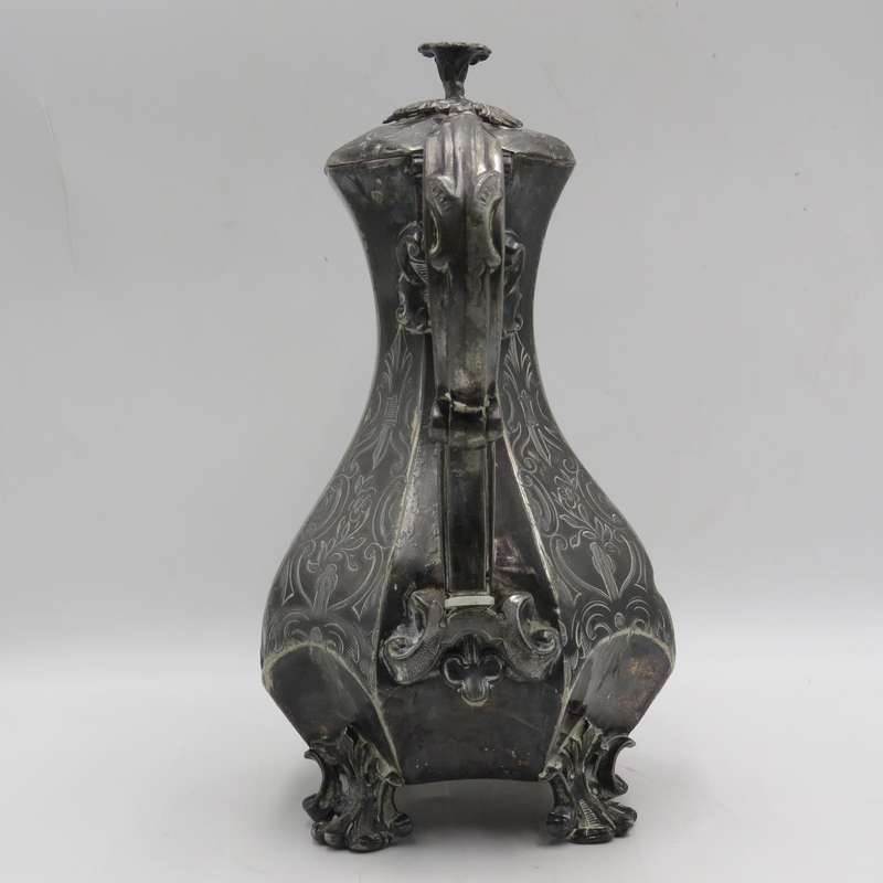 Antique Britannica Metal coffee pot