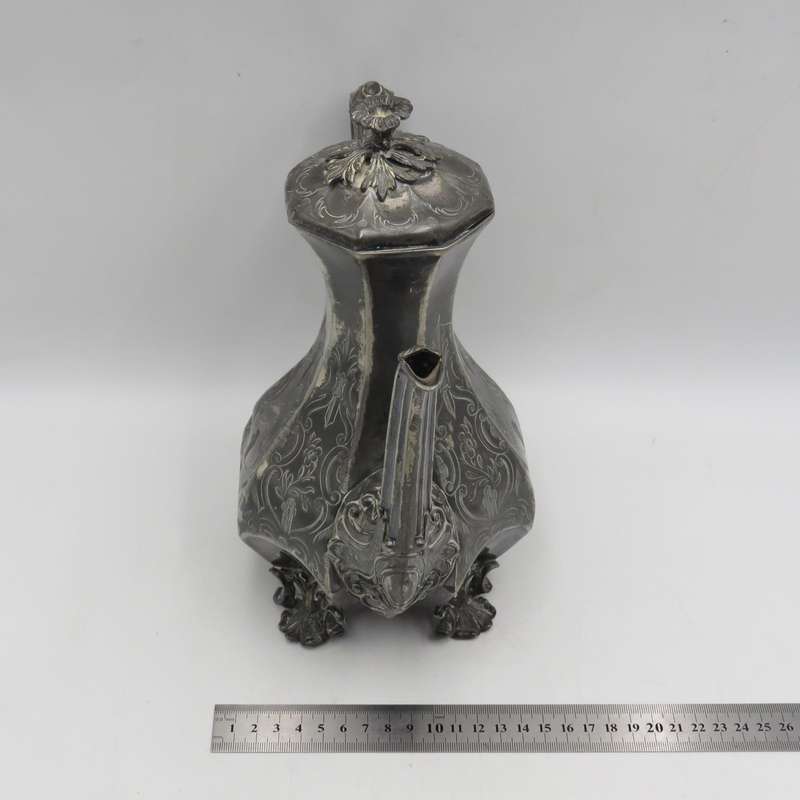 Antique Britannica Metal coffee pot