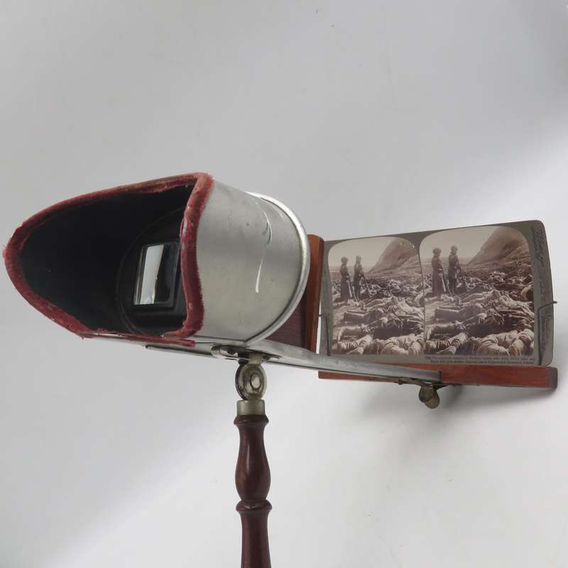 Antique Fine Art photographics stereoscope viewer