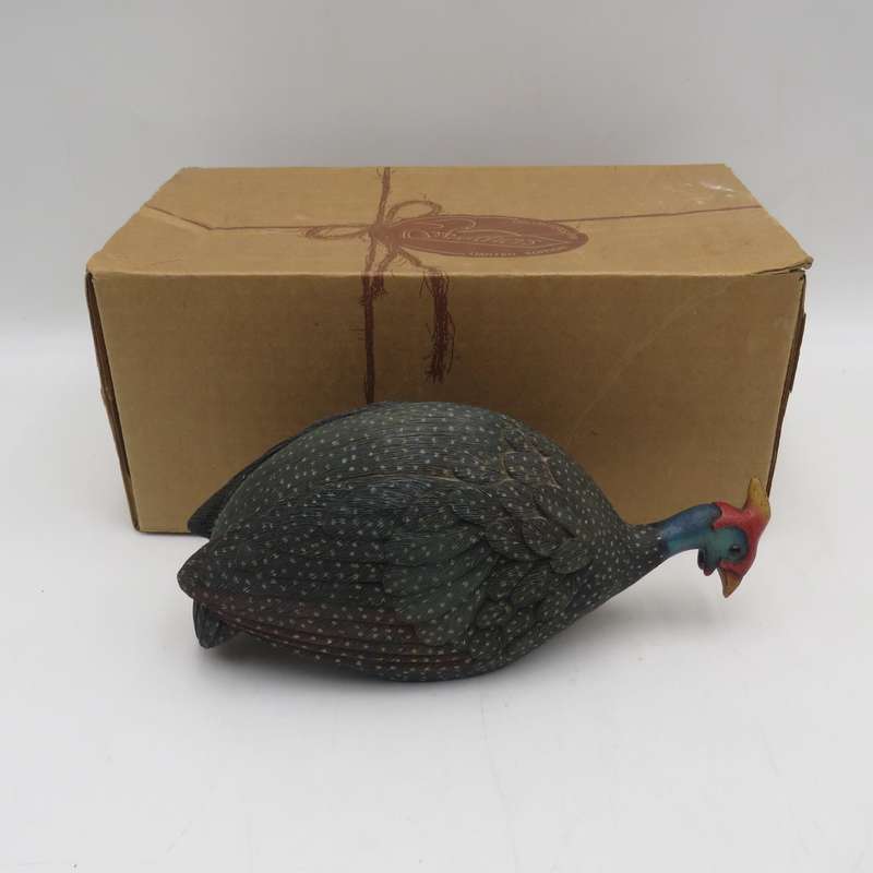Feathers Crowned Guineafowl Limited edition figurine - #653 of 5000 - in box