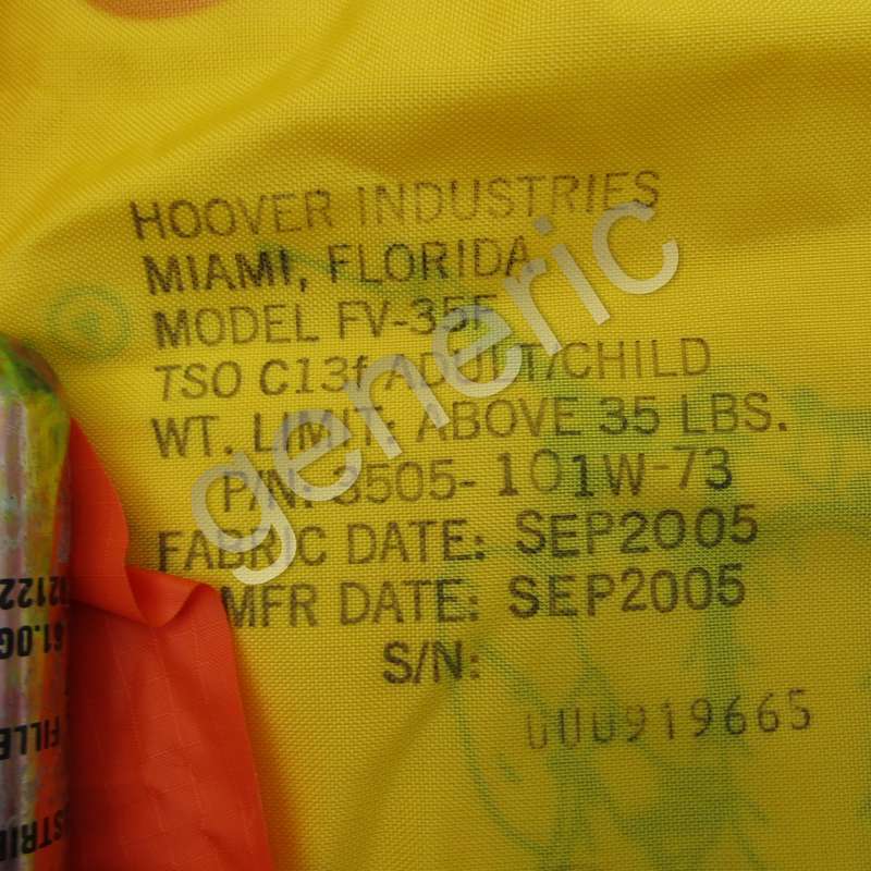 Original Aviation Emirates Life Vest - still sealed