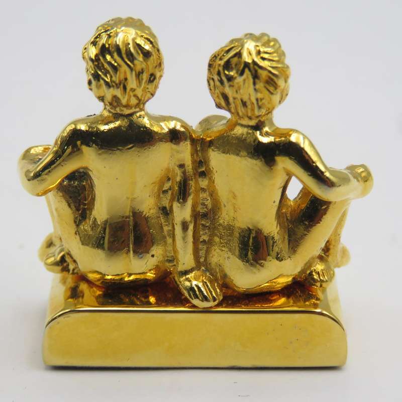Crystal Temptations Jewelled Zodiacs Gemini figurine