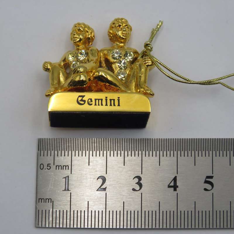 Crystal Temptations Jewelled Zodiacs Gemini figurine