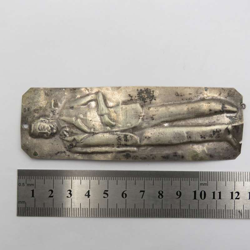 Lot of 5 Greek Orthodox Tamata plaques - used to pray for a subject of healing - 800 and 900 Purity
