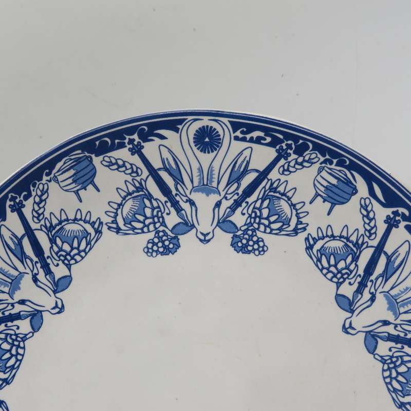 Vintage Naspers 100 Years commemorative plate by Mervyn Gers Cape Town