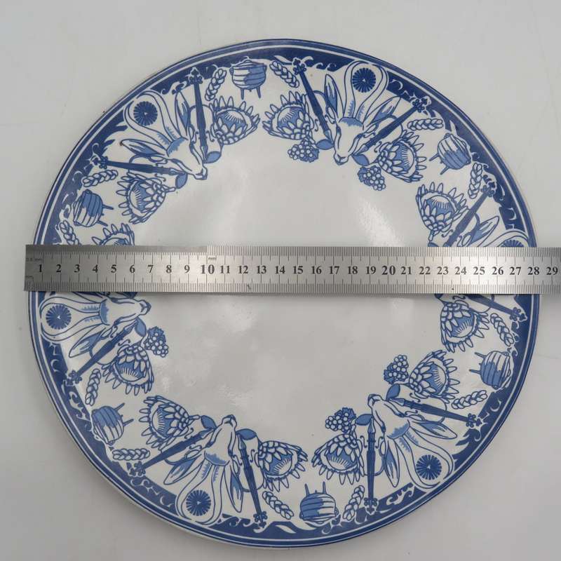 Vintage Naspers 100 Years commemorative plate by Mervyn Gers Cape Town