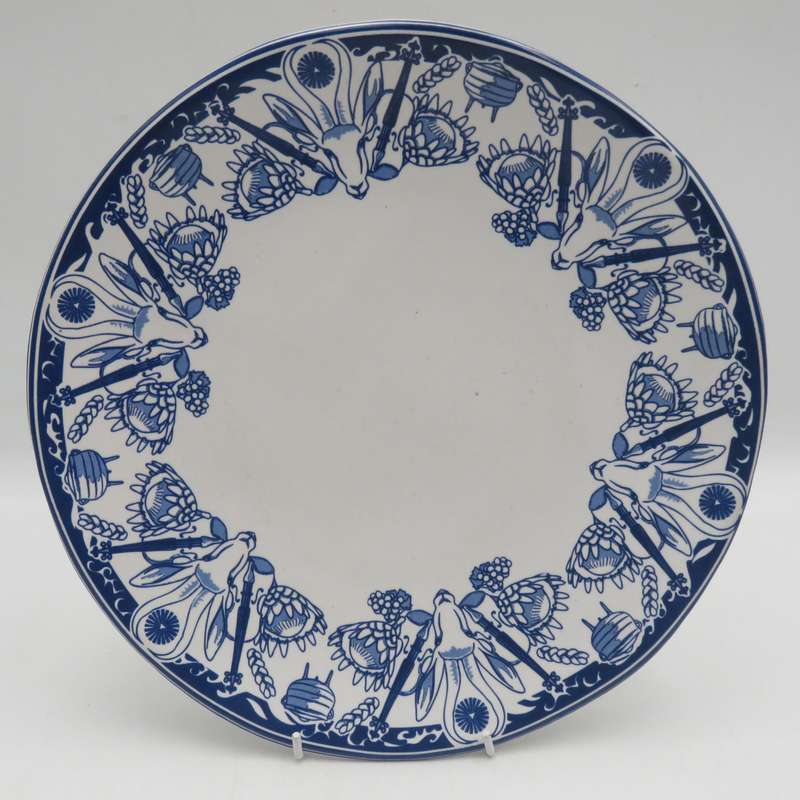 Vintage Naspers 100 Years commemorative plate by Mervyn Gers Cape Town