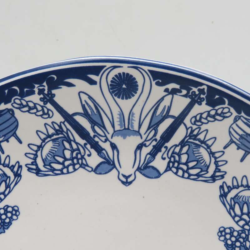 Vintage Naspers 100 Years commemorative plate by Mervyn Gers Cape Town