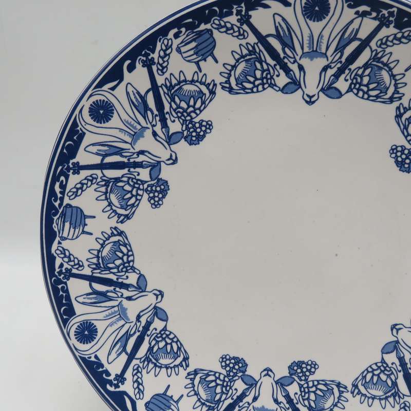 Vintage Naspers 100 Years commemorative plate by Mervyn Gers Cape Town