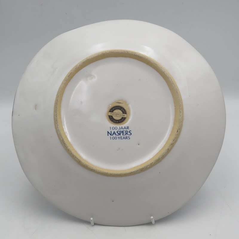 Vintage Naspers 100 Years commemorative plate by Mervyn Gers Cape Town