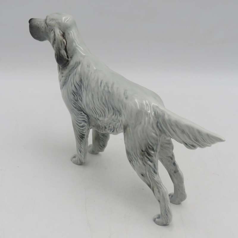 Vintage Beswick English Setter porcelain dog figurine