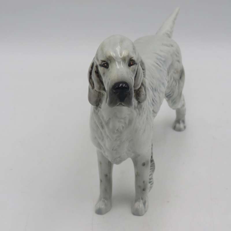 Vintage Beswick English Setter porcelain dog figurine