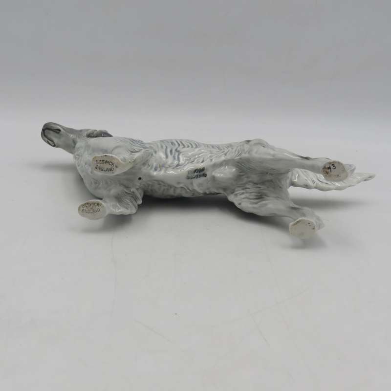 Vintage Beswick English Setter porcelain dog figurine