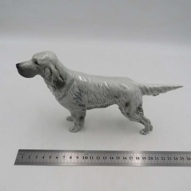 Vintage Beswick English Setter porcelain dog figurine