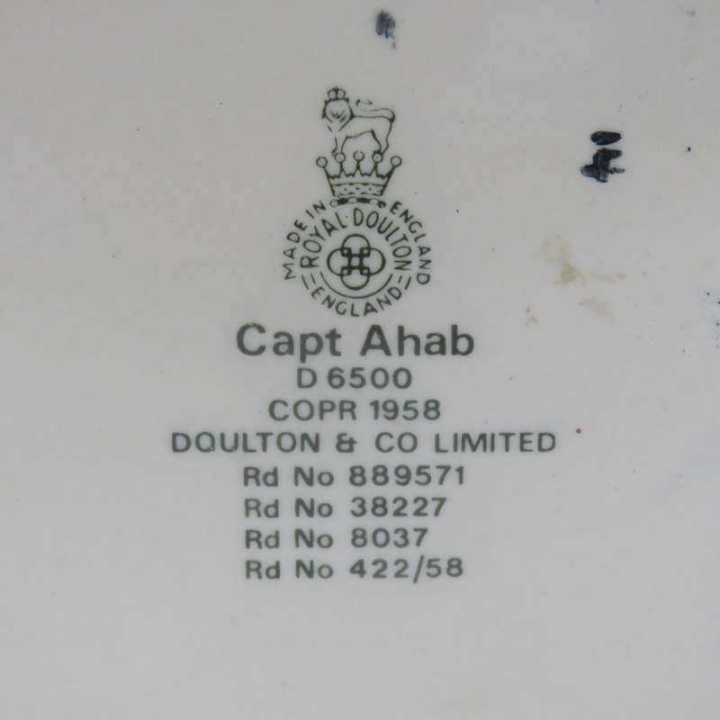 Vintage Royal Doulton Captain Ahab toby jug
