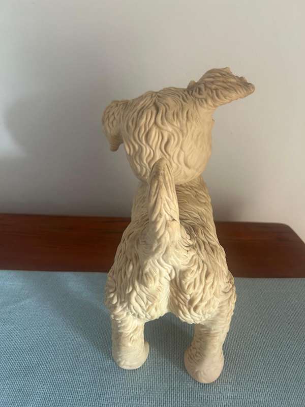 Vintage Edward Mobley Co. Arrow Rubber Squeaky Sleepy Eyed Dog toy, 1960s.
