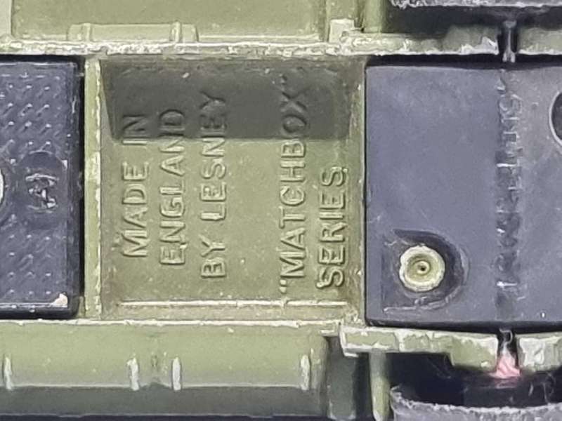 VINTAGE MATCHBOX TP 15  MILITARY MERCEDES TRUCK & TRAILER